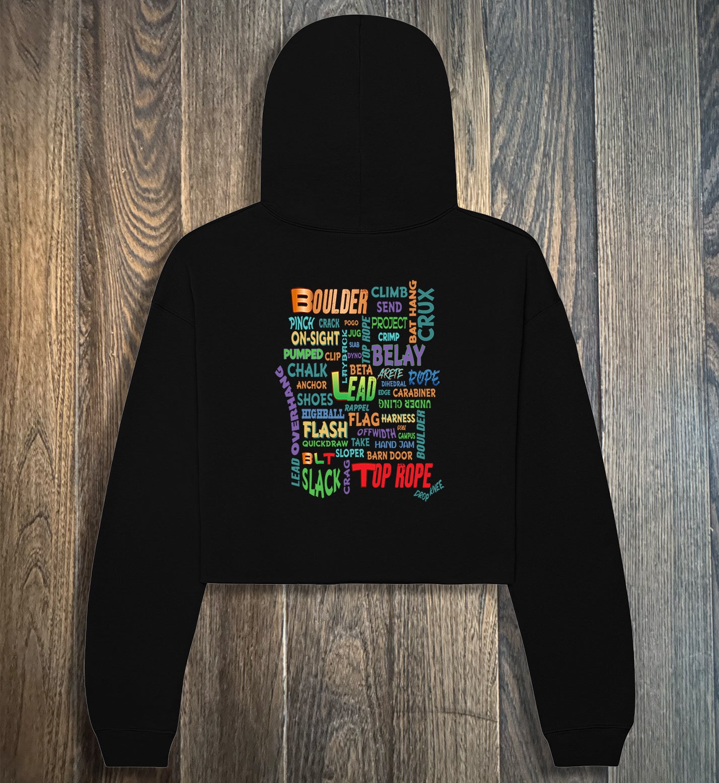 "Lingo" - Cropped Hoodie