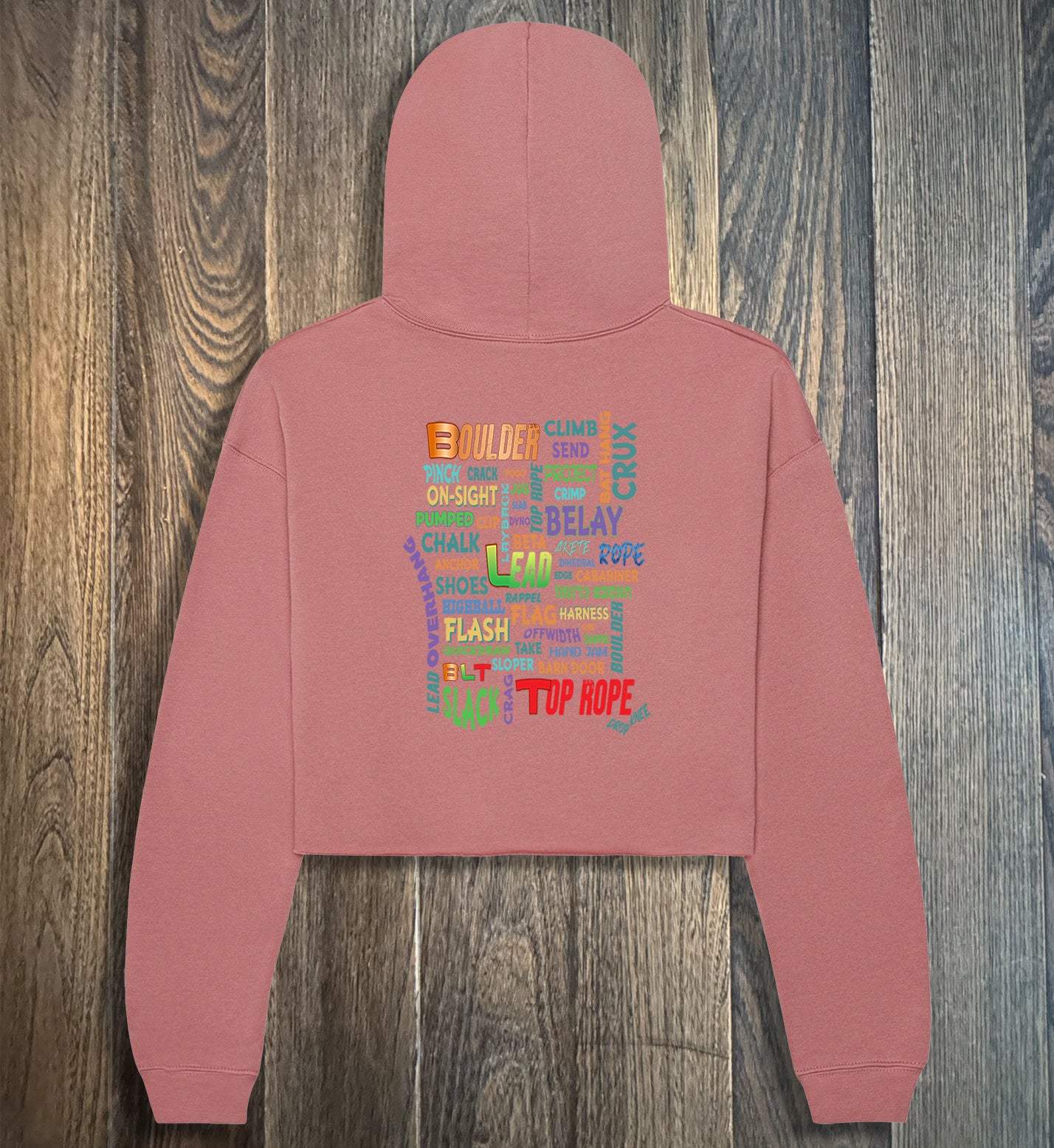 "Lingo" - Cropped Hoodie