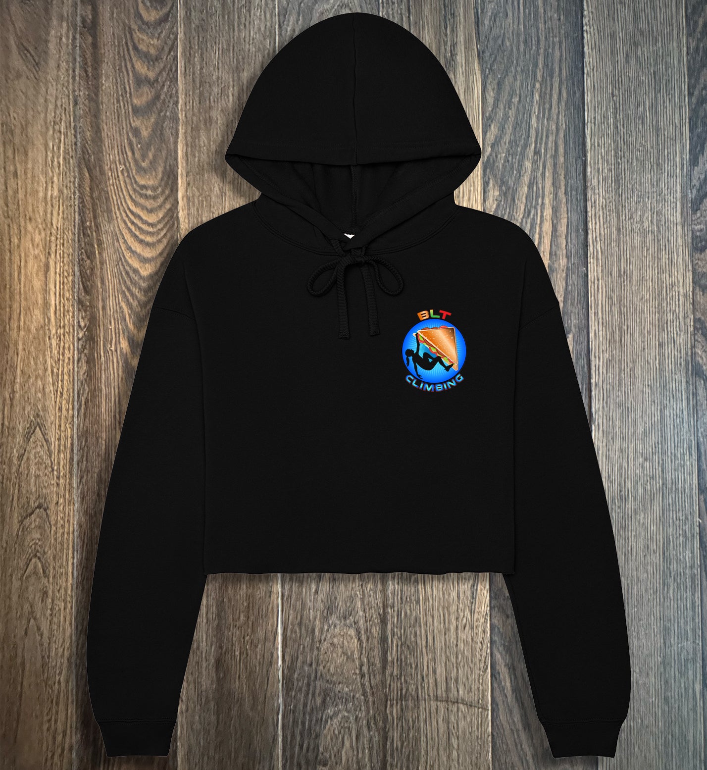 "Lingo" - Cropped Hoodie