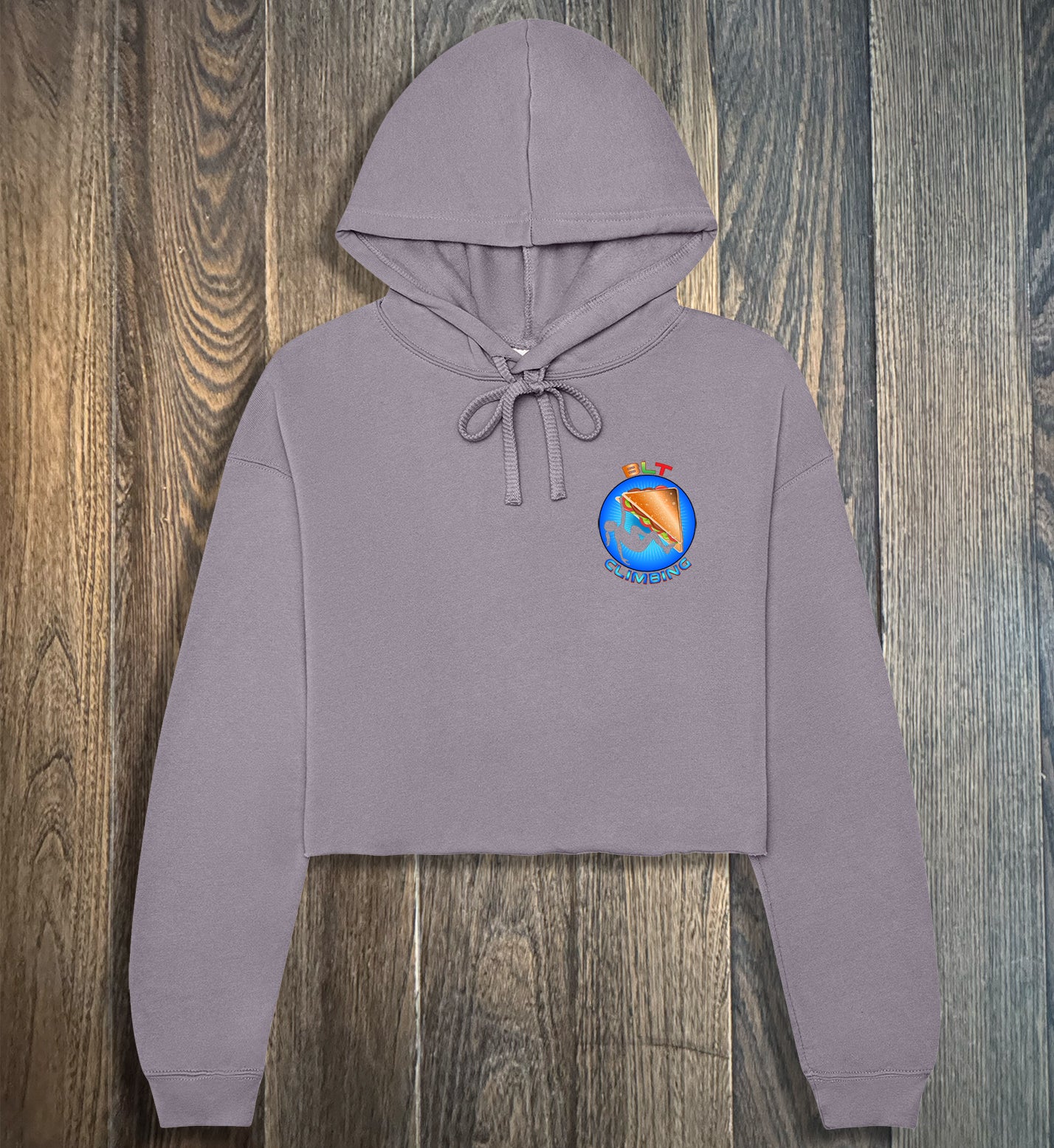 "Lingo" - Cropped Hoodie