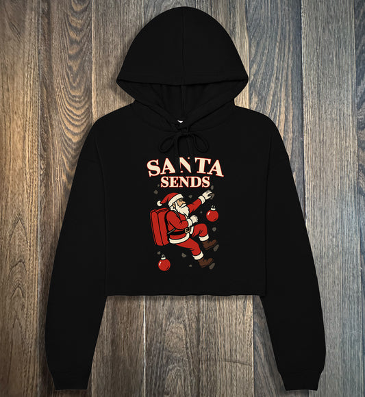 "A Santa Sends" - Cropped Hoodie